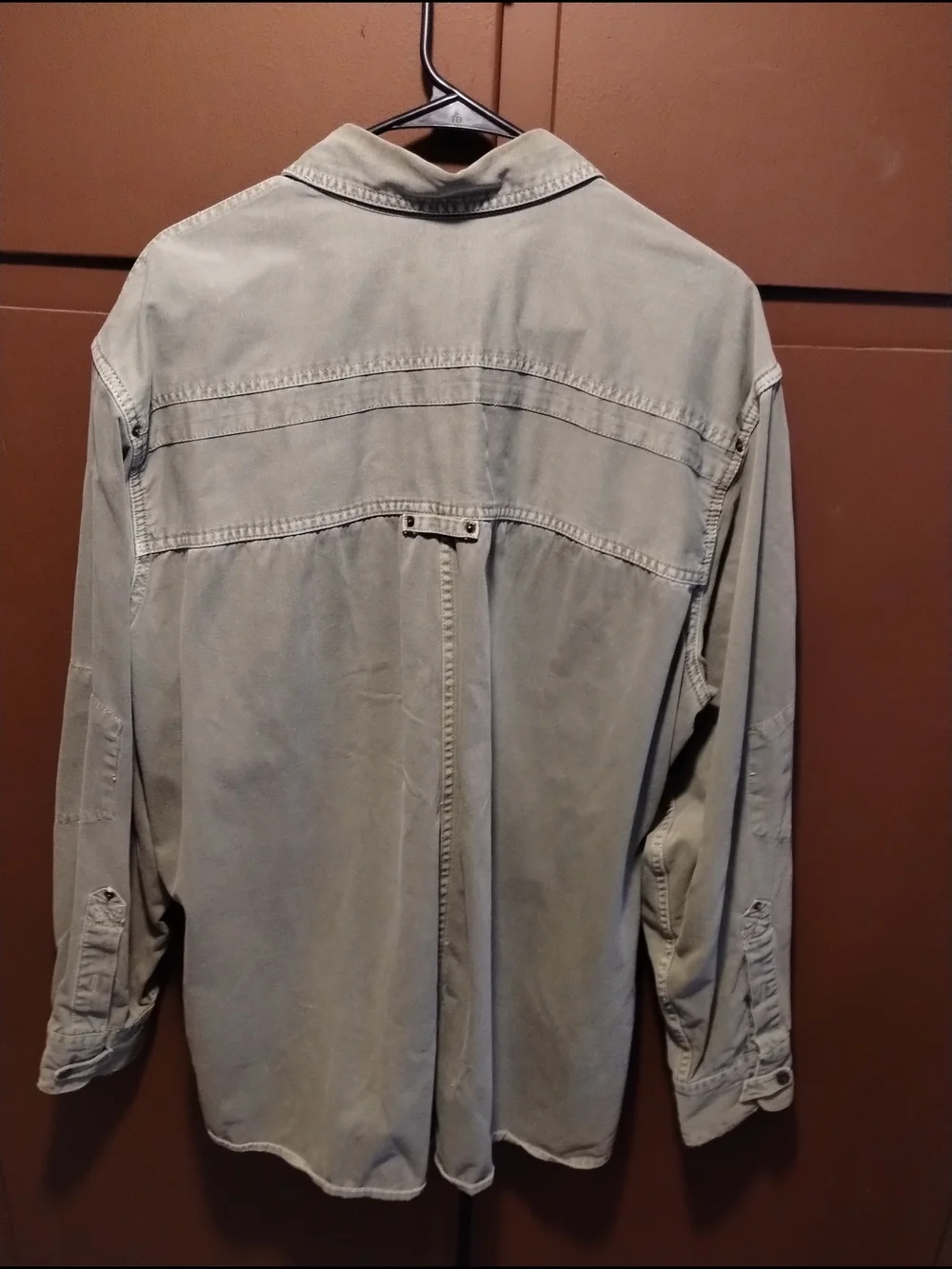 Levi's Vintage Olive Green Cotton Utility Shirt Jacket - Picture 8 of 8